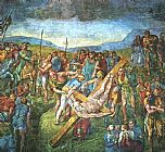 Michelangelo Buonarroti Matyrdom of Saint Peter painting
